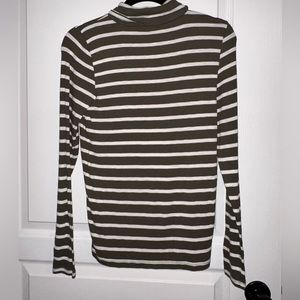 Aerie striped turtleneck